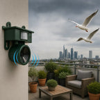 Vogelabwehr mit PIR-Sensor und Solarantrieb