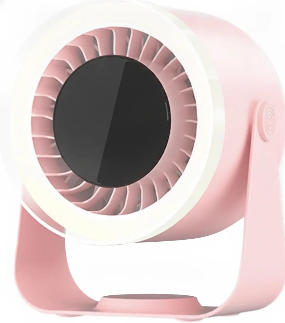 Tischventilator mit 10 Stufen, LED-Display und Nachtlicht