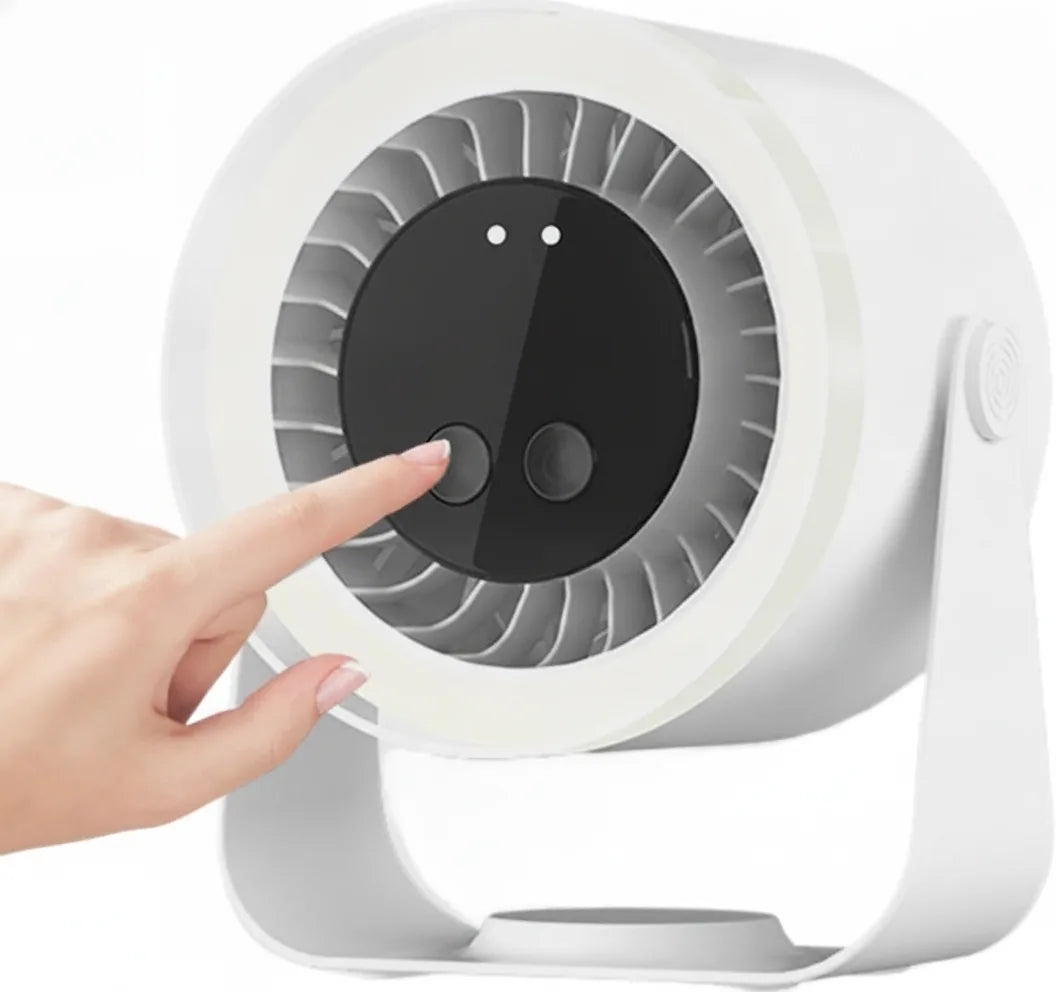 Tischventilator mit 10 Stufen, LED-Display und Nachtlicht