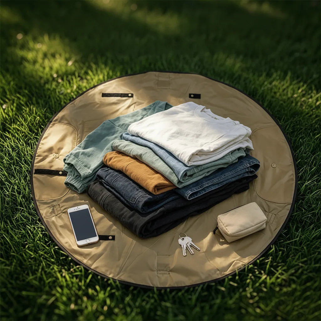 Picknickdecke als Tasche – 2-in-1 Outdoor-Matte zum Mitnehmen