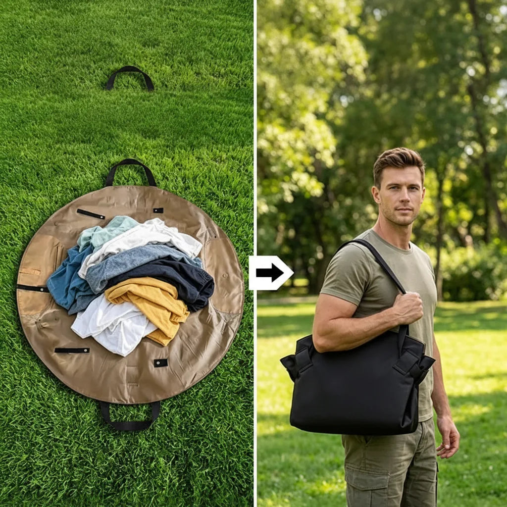 Picknickdecke als Tasche – 2-in-1 Outdoor-Matte zum Mitnehmen