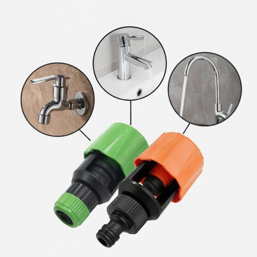 Wasserhahn-Adapter für Gartenschlauch – universell