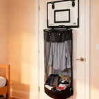 Wäschekorb mit Basketballkorb-Design – Tür-Montage