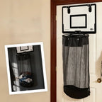 Wäschekorb mit Basketballkorb-Design – Tür-Montage