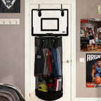 Wäschekorb mit Basketballkorb-Design – Tür-Montage