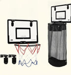 Wäschekorb mit Basketballkorb-Design – Tür-Montage