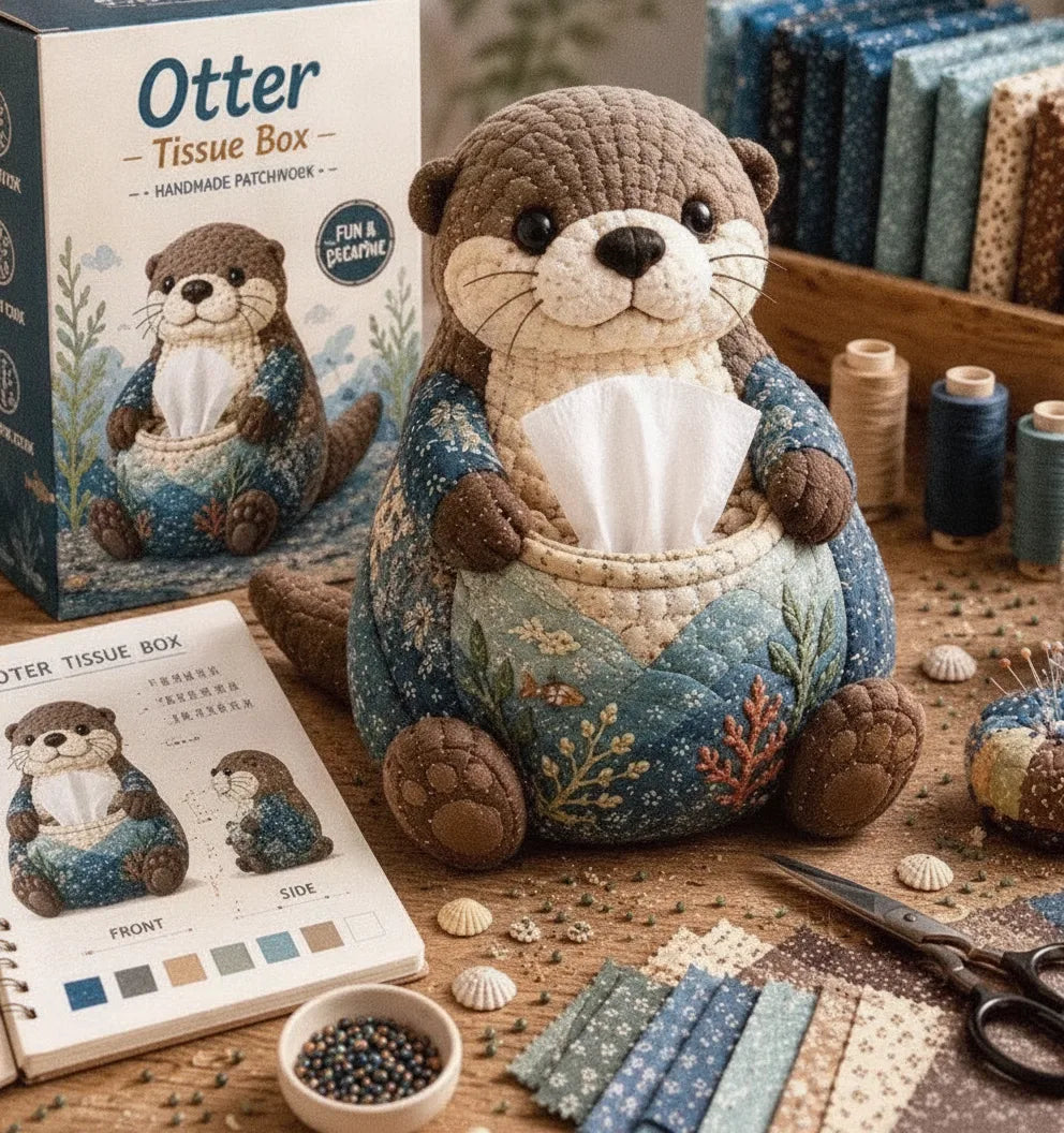 DIY Tiere Taschentuchbox Bastelset mit Tierfigur