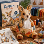 DIY Tiere Taschentuchbox Bastelset mit Tierfigur
