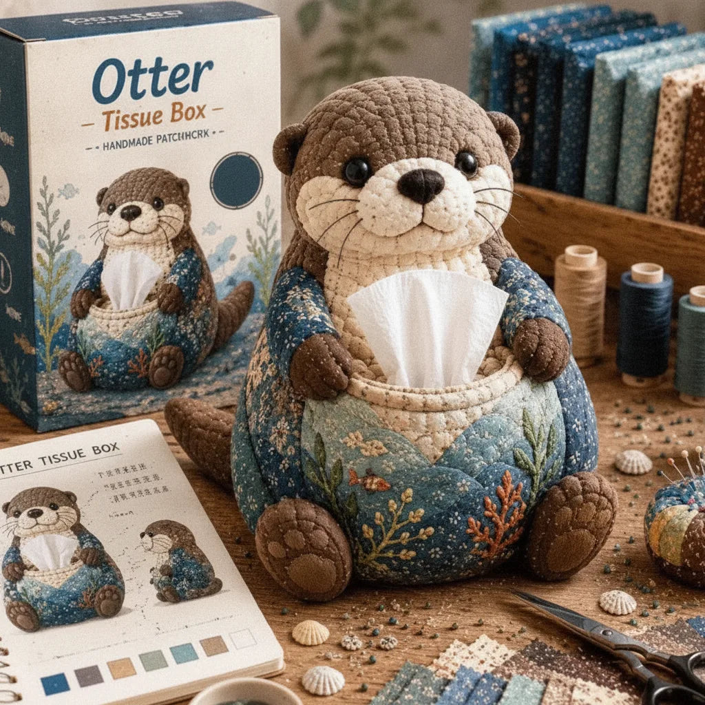 DIY Tiere Taschentuchbox Bastelset mit Tierfigur