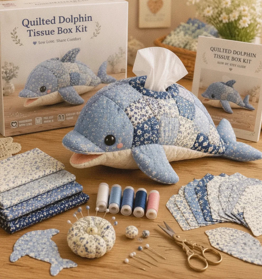DIY Tiere Taschentuchbox Bastelset mit Tierfigur