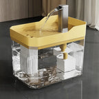 Katzenwasserspender mit Wasserhahn-Design, 1,5 l