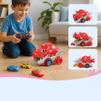 Ferngesteuerter Dinosaurier-Truck mit Auto-Schluckfunktion