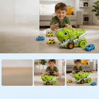 Ferngesteuerter Dinosaurier-Truck mit Auto-Schluckfunktion