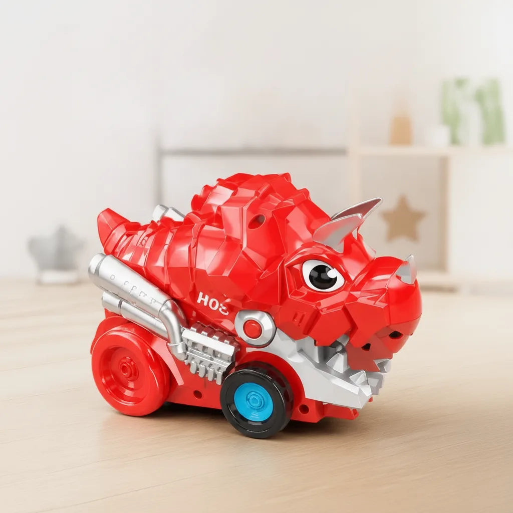 Ferngesteuerter Dinosaurier-Truck mit Auto-Schluckfunktion