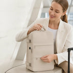 Business-Rucksack mit USB-Anschluss und 180°-Öffnung