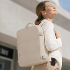 Business-Rucksack mit USB-Anschluss und 180°-Öffnung