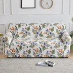 Sofabezug Stretch mit Blumenmuster