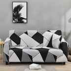 Sofabezug Stretch mit Blumenmuster