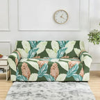 Sofabezug Stretch mit Blumenmuster