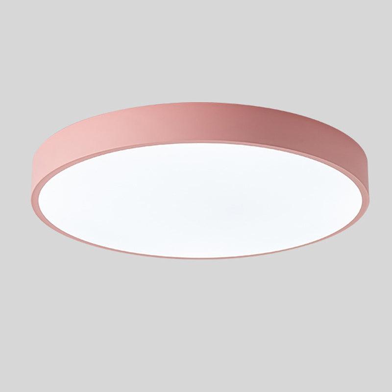 LED-Deckenleuchte Holz rund – Skandinavisches Design