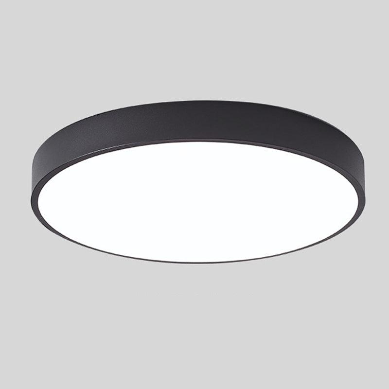 LED ceiling light wood round – Scandinavian design