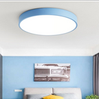 LED ceiling light wood round – Scandinavian design