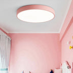 LED ceiling light wood round – Scandinavian design