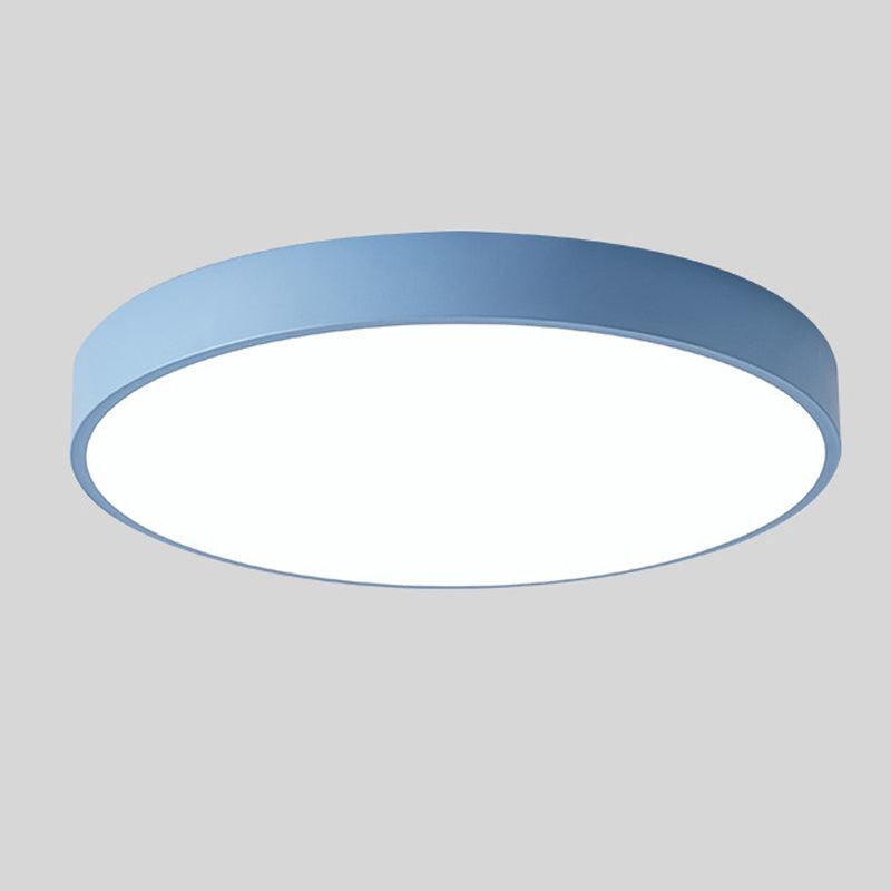 LED-Deckenleuchte Holz rund – Skandinavisches Design