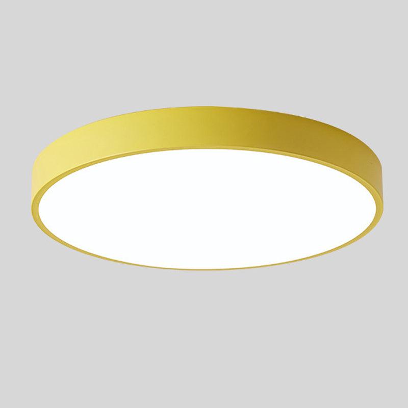 LED-Deckenleuchte Holz rund – Skandinavisches Design