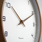 Silent Wooden Wall Clock – No Ticking, Only Silence