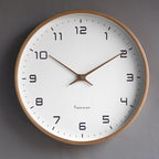 Silent Wooden Wall Clock – No Ticking, Only Silence