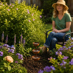 3-stage metal rain catcher for garden