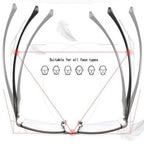 Progressive varifocal glasses with automatic adjustment