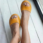 Comfort sandals for women with low heels – Orthopedically inspired
