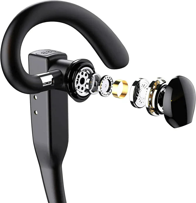 Bluetooth-Headset mit Geräuschunterdrückung und 25h Akkulaufzeit