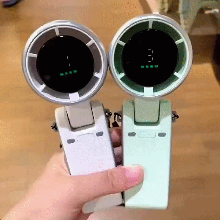 Handventilator USB wiederaufladbar mit 5 Geschwindigkeiten