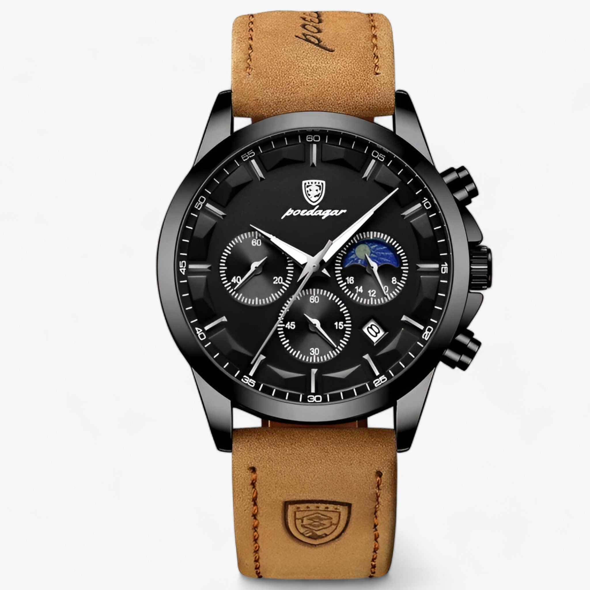 Herren-Chronograph mit wasserdichtem Gehäuse