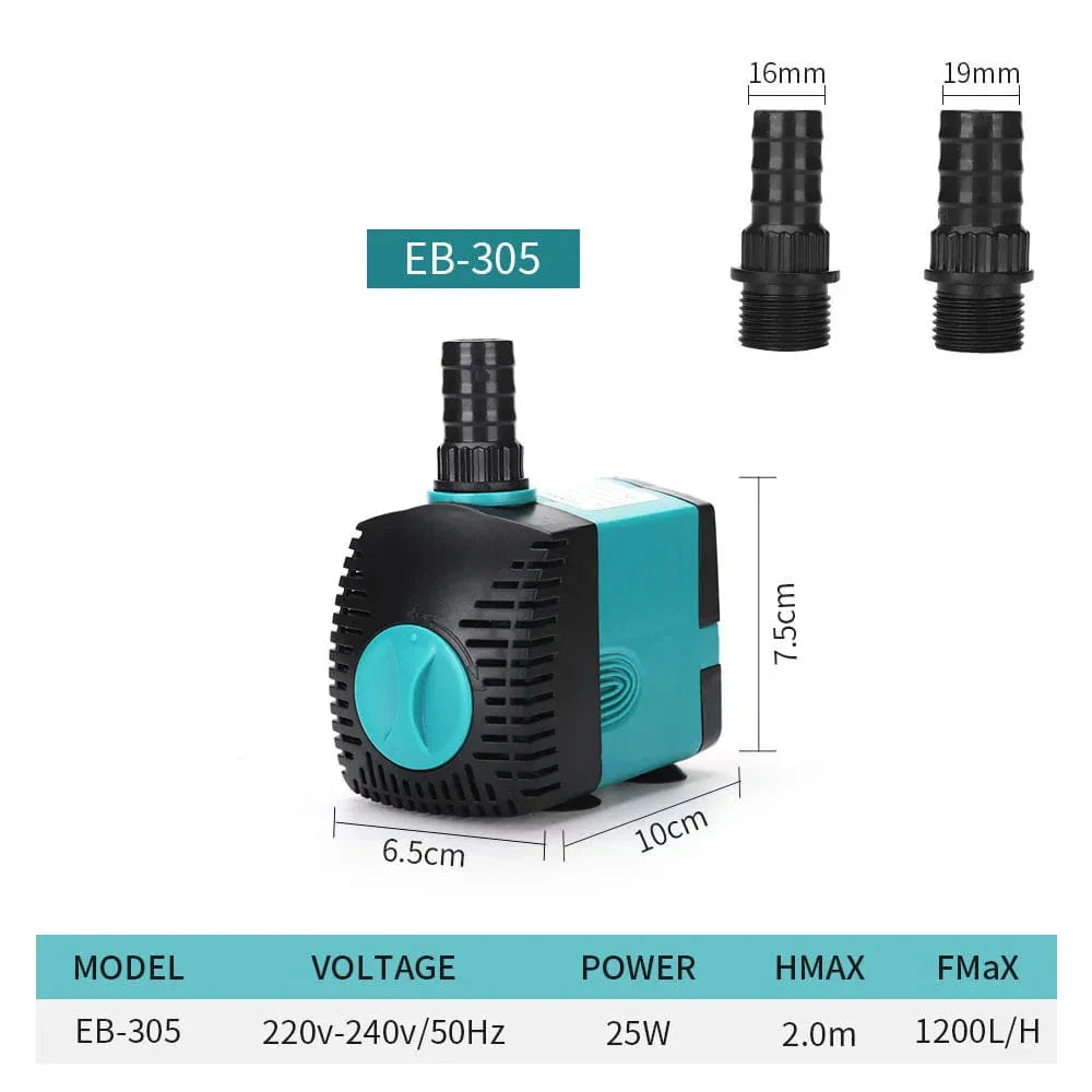 Underwater Water Pump – Quiet Fountain Pump for Aquarium
