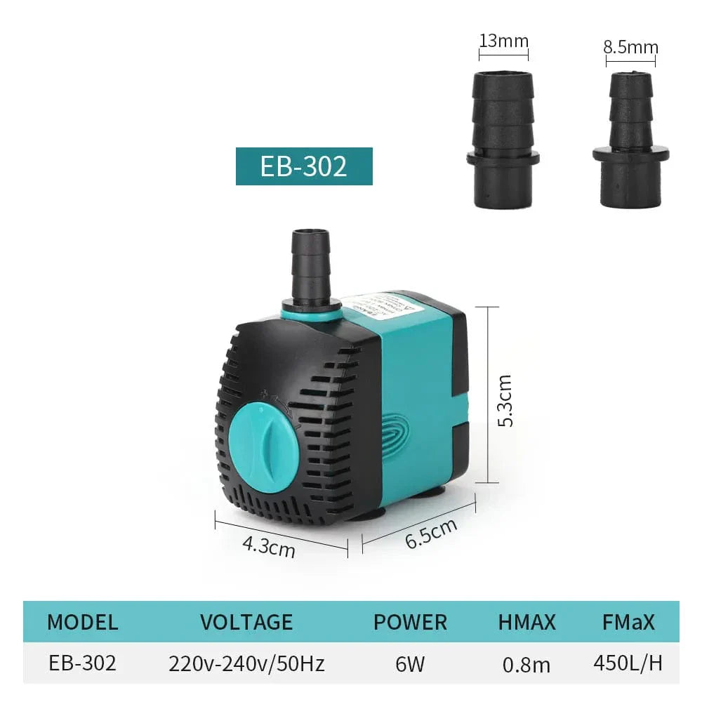 Underwater Water Pump – Quiet Fountain Pump for Aquarium