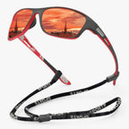 Polarized sports glasses with UV400 protection