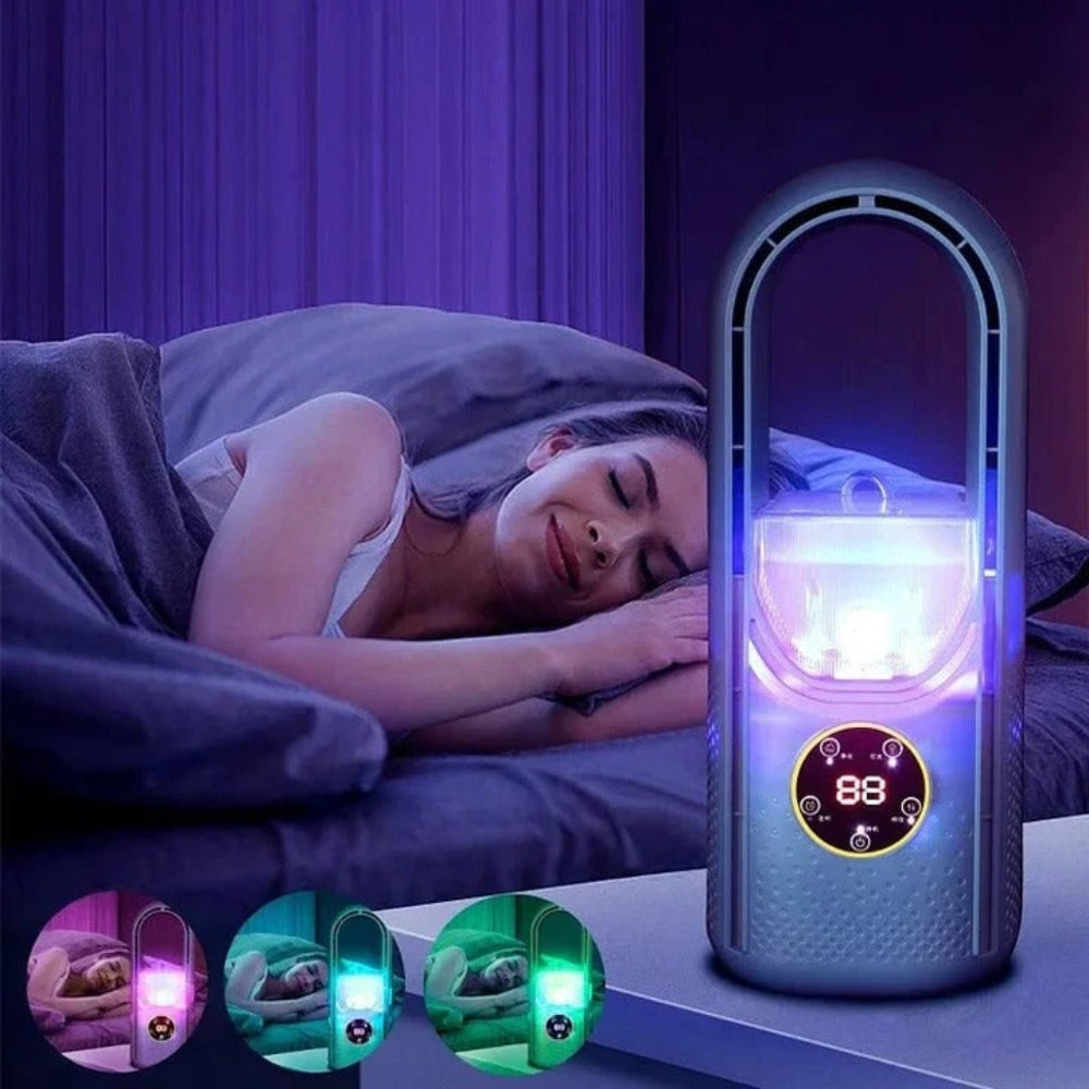 Klingelloser Ventilator mit Befeuchtung und Touch-Display