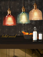 Retro Glas Pendelleuchte -   Mivoza Deutschland