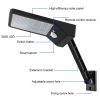 Solar-Außenlampe mit Fernbedienung und Bewegungssensor