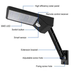 Solar-Außenlampe mit Fernbedienung und Bewegungssensor
