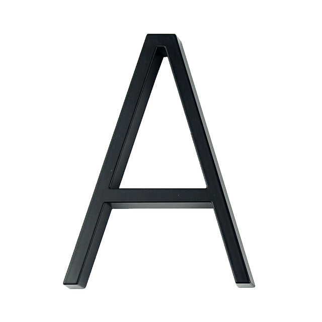 Moderne Hausnummer aus Zinklegierung