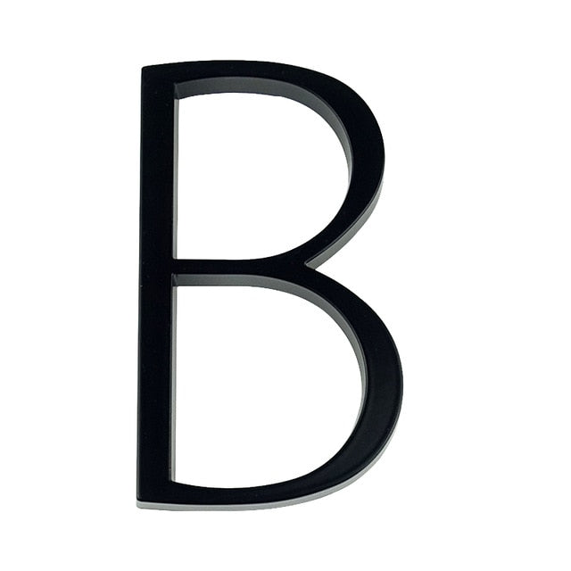Moderne Hausnummer aus Zinklegierung