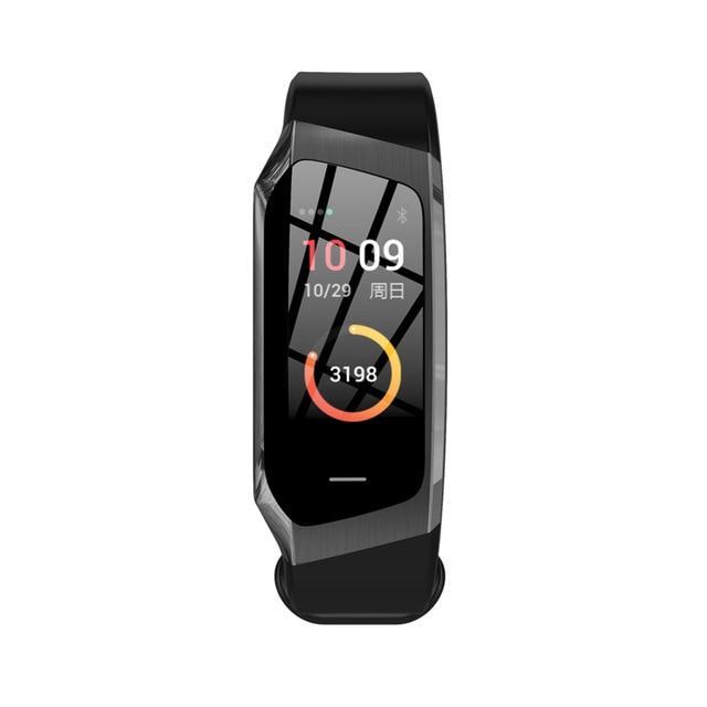 Fitness tracker with heart rate and blood pressure monitoring