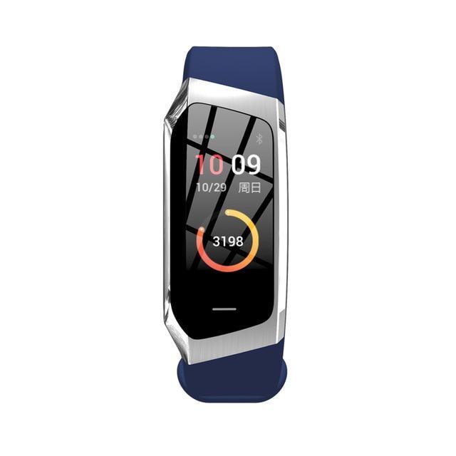 Fitness tracker with heart rate and blood pressure monitoring