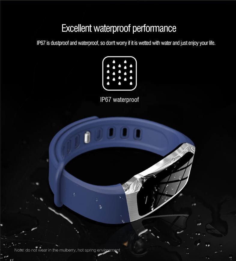 Fitness-Tracker mit Herzfrequenzmessung und Blutdruckmessung