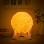 Mondlampe 3D LED mit Touch-Bedienung